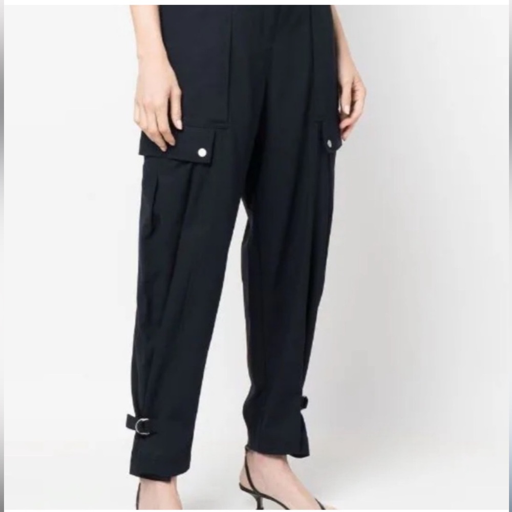 Karen Millen Black Cargo Pants